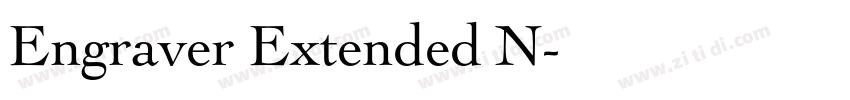Engraver Extended N字体转换